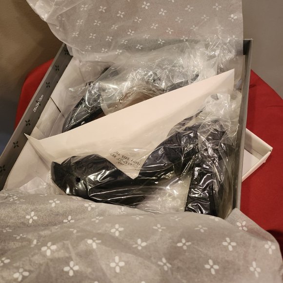 Sun & Stone, Navy - Blue Suede, Block Platform, size 7.5 wide - Picture 2 of 6